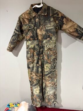 Trail Crest Camo Insulated Coveralls - Highland Timber small